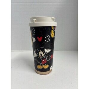 Disney Mickey Mouse Stainless Tumbler W/ Straw And Top